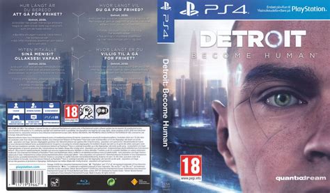 Detroit: Become Human (2018) PlayStation 4 box cover art - MobyGames