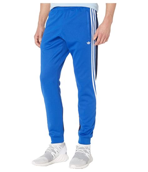 adidas Originals Cotton 3-stripes Wrap Track Pants in Blue for Men ...