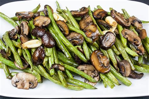 Roasted Green Beans and Mushrooms - Don't Sweat The Recipe