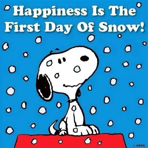 Always beautiful the first snow! | Snoopy, Snoopy quotes, Snoopy love