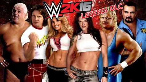 WWE 2K16 Legends DLC! Characters And Their Entrances! (XBOX ONE) - YouTube