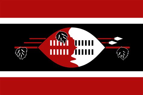 Flag of Eswatini (Swaziland) in different colours : r/vexillology