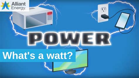 What's in a watt? - YouTube