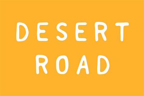 Desert Road Font | Zansari NZ | FontSpace