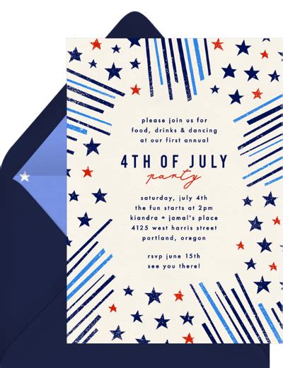 4th of July Party Invitations: 10 Design Ideas To Let Freedom Ring