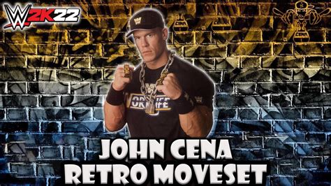 WWE 2K22 John Cena Retro Moveset - YouTube