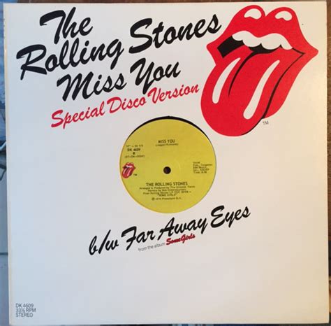 The Rolling Stones - Miss You (Special Disco Version) (Vinyl, 12", 45 ...