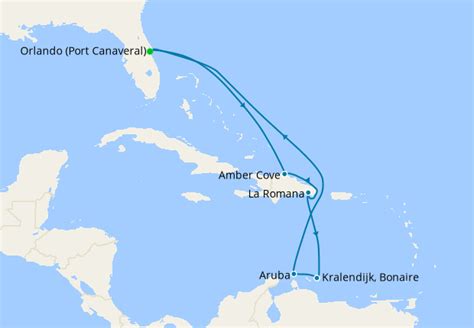 Southern Caribbean from Orlando, Carnival Cruise Line, 28th January ...