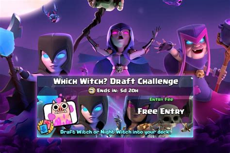 October's 'Which Witch?' draft challenge in Clash Royale: Everything to know