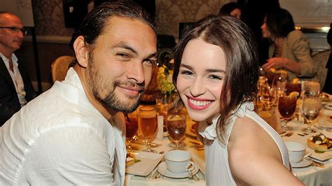 'Game of Thrones' star Jason Momoa shows co-star Emilia Clarke support ...