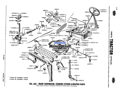 1953-1954 Ford NAA Tractor Owners, Shop, Parts Manual Set - Manual Vault