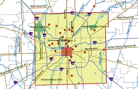 Maps Indianapolis | Color 2018