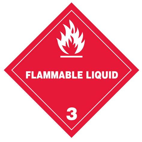 Flammable Liquid Hazmat Labels | transportlabels.com