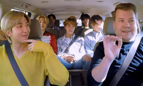 BTS 'Carpool Karaoke' With James Corden Dropped And It's Everything We Wanted! - Entertainment