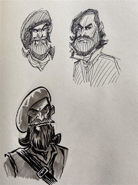 Some sketches of Murtagh : r/Outlander