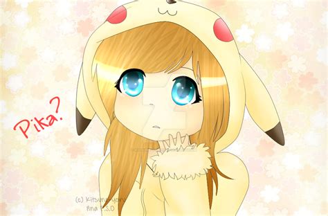 (New) 2015 Pikachu Girl (draw this again) by kitsune-yoru on DeviantArt