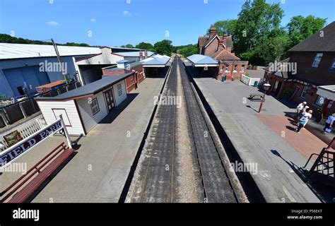 Sheffield Park Heritage railway station in the UK in summertime Stock Photo - Alamy