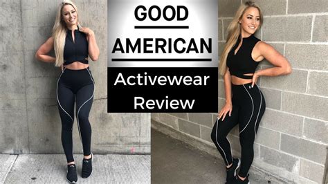 Good American Activewear Try-on Haul & Review - YouTube