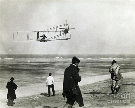 Wright Brothers Glider Flight by Bettmann