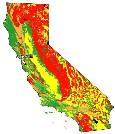 California Earthquake Map – Topographic Map of Usa with States