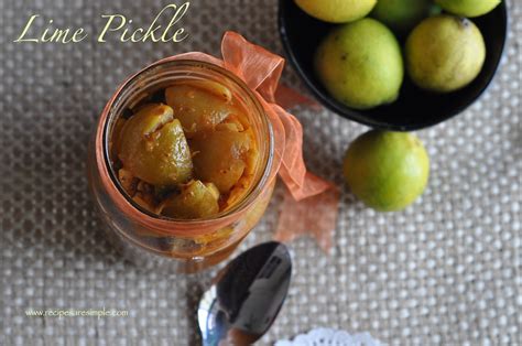 Easy Tasty Lime Pickle - Indian Recipe - Recipes 'R' Simple