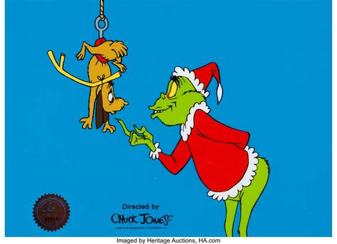 "Boo Hoo" Grinch and Max Limited Edition Sericel (MGM/Chuck Jones ...