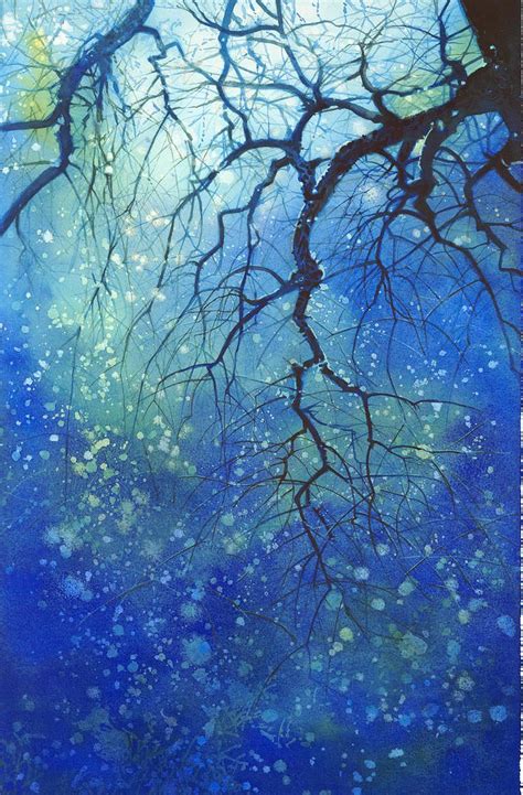 Épinglé par Dede Fleur sur Blues in Art | Peinture arbre, Idée peinture, Peinture d'arbre