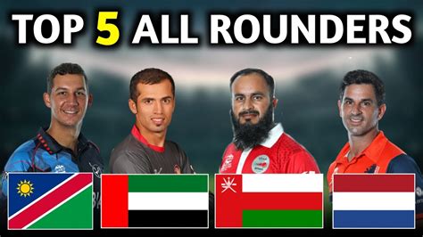 Top 5 all rounders from associate cricket nations | Top 5 all rounders ...