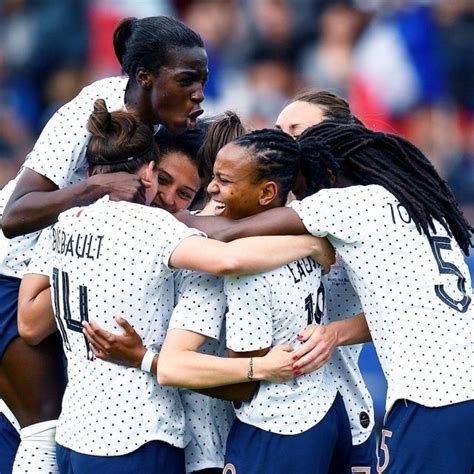 The Nike polka dot team France women football for the World Cup in June ...