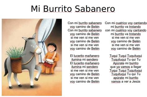 CANTORES INFANTILES: MI BURRITO SABANERO