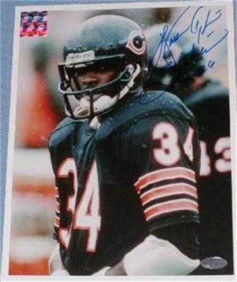 Walter Payton autographed photo