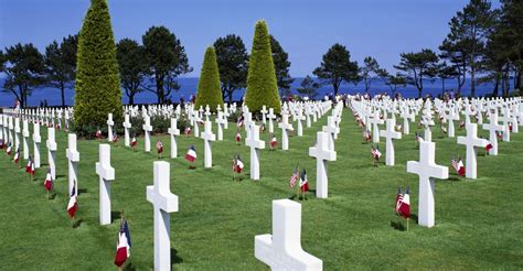 grave-markers-at-normandy-american-cemetery - D-Day Pictures - World War II - HISTORY.com