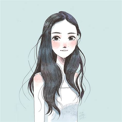 Little Oil,illustration,art,drawings,cute girl ...