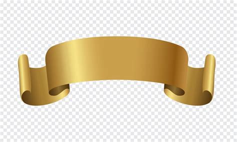 Premium Vector | Blank gold ribbon banner.