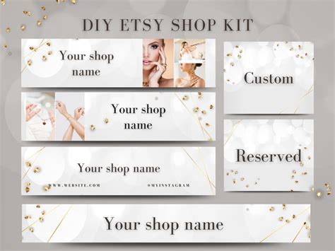 Etsy banner template.Etsy banner design.Canva.Etsy banner | Etsy