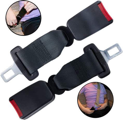 2 Pcs Seat Belt Extender, Car Seat belt Extenders, Comfortable Seatbelt ...