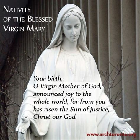 Happy Birthday Virgin Mary Quotes - ShortQuotes.cc