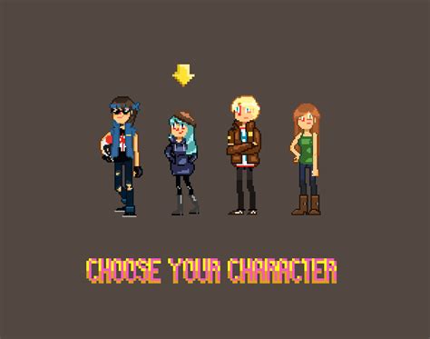 Pixel Characters by KunoMeh on DeviantArt