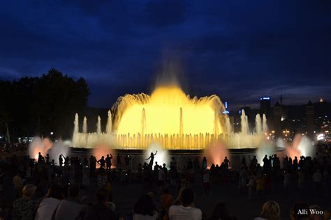 Magic Fountain light show, Barcelona | Magic fountain, Fountain lights ...