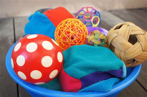 Many types of balls | Independent play setups for babies and… | Flickr