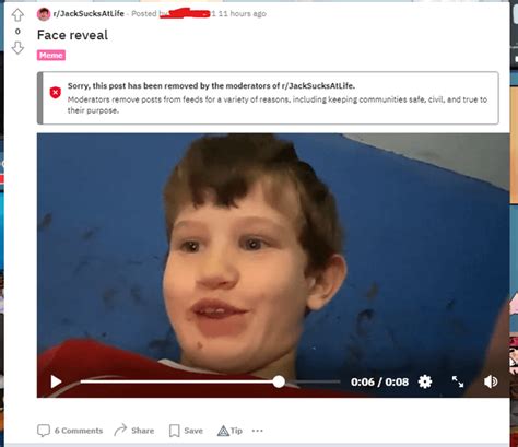 Kid does face reveal on r/JackSucksAtLife and gets publicly humiliated ...