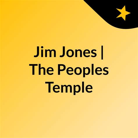 Jim Jones | The Peoples Temple | Listen to Podcasts On Demand Free | TuneIn