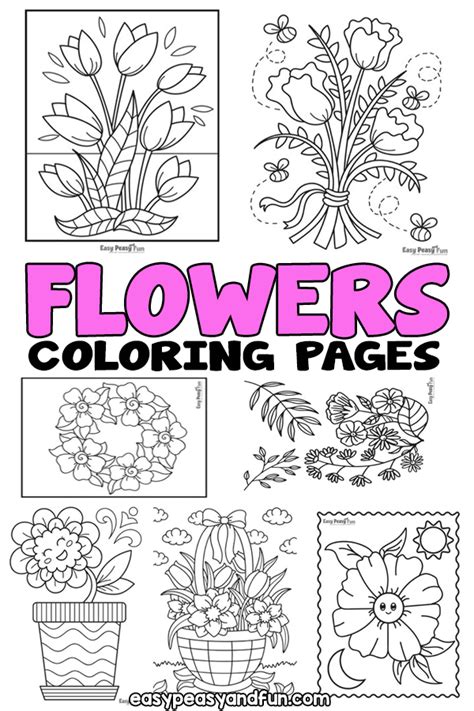 Flowers Images Coloring Pages | Best Flower Site