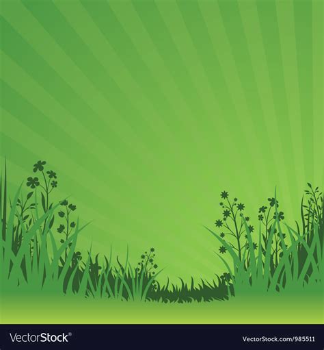 Green nature background Royalty Free Vector Image