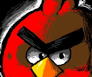 the red angry bird (Game; not movie) - Drawception