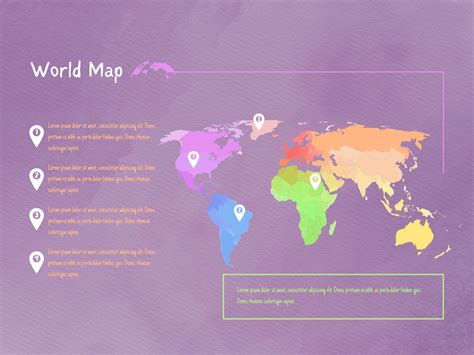 Purple Creative Company World Map Infographic Graph - Plantillas de Canva Creative Company ...