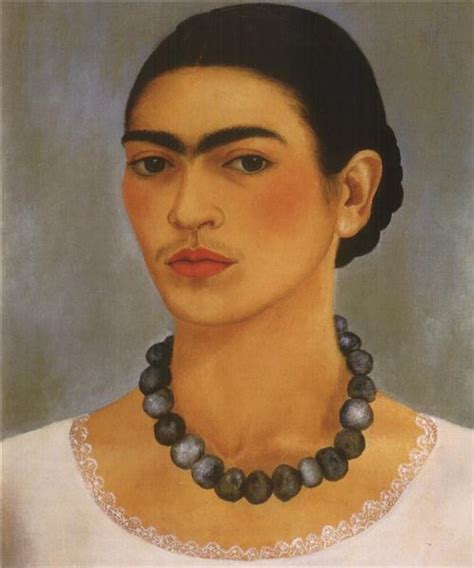 Self Portrait with Necklace, 1933 - Frida Kahlo - WikiArt.org