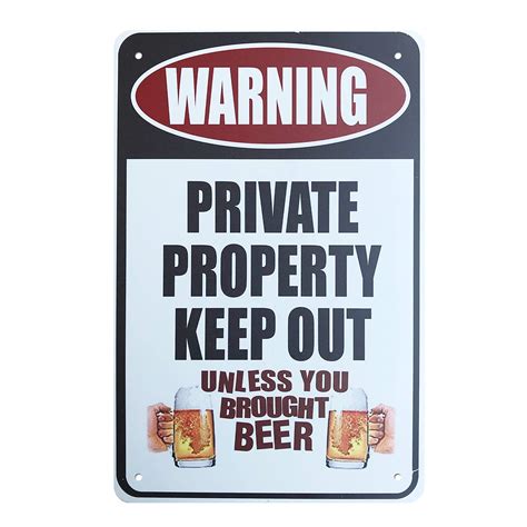 Funny Private Property Signs