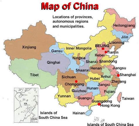 China Map and China Satellite Images