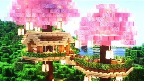 Cherry Blossom Tree Base Minecraft